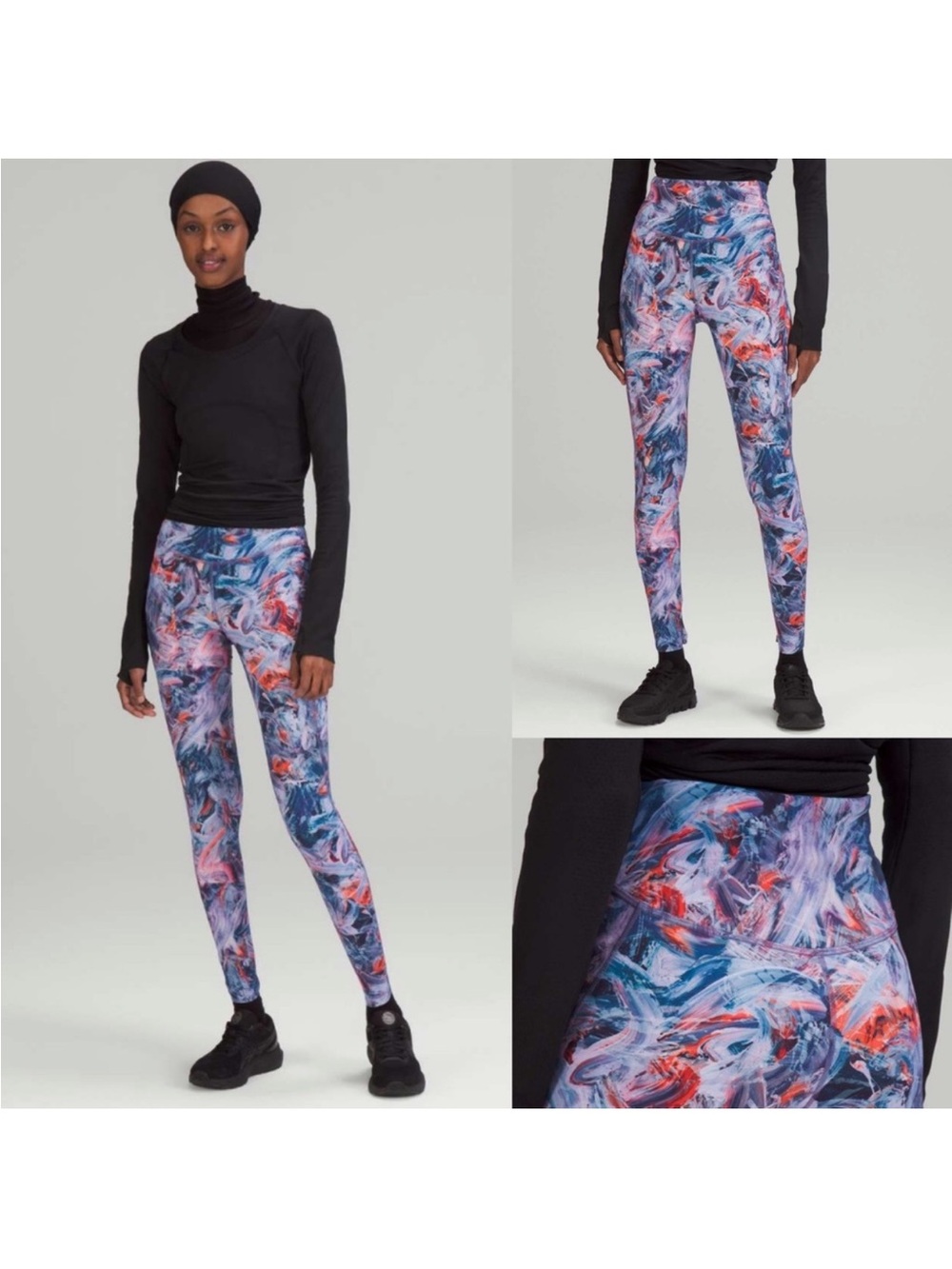 Lululemon Base Pace HR 28" Brushed Nulux
Atmospheric Purple Multi sz 10